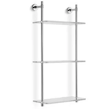 Стеллаж Bertocci Cinquecento с 3 стеклянными полками 30х62, хром 11005400000