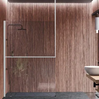 Рама для душевого ограждения Novellini Kuadra H 1600х3000, с свободным входом, левая, с креплением к потолку, с полкой, белый матовый R80KUFRISOFS-U 160/300