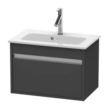Duravit Ketho База под раковину  410x600x385, 1 выдв. ящик, цвет Графит  матовый