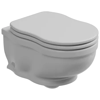 Чаша подвесного унитаза GSG Ceramic Design Time TIWCSO000 белый глянцевый