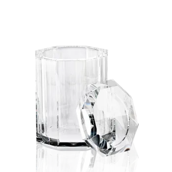 Баночка универсальная Decor Walther Kristall BMD 9x9x14 с крышкой, хрустальное стекло, кристальный 931456