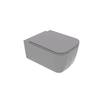 Чаша подвесного унитаза GSG Ceramic Design Brio BRWCSO020 цемент