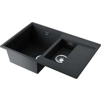 Мойка кухонная Omoikiri Daisen 78-2-BL черная 4993334