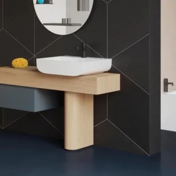 Раковина накладная Azzurra Leuca 60х45х14, с 1 отв. под смеситель, белый LELP0604500MBI*1