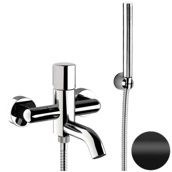 Смеситель для ванны Daniel Trilogy TG61015 чёрный матовый