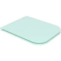 Крышка с сиденьем для подвесного унитаза GSG Ceramic Design Brio BRCOPRSLTICR025 с микролифтом - бирюзовый матовый