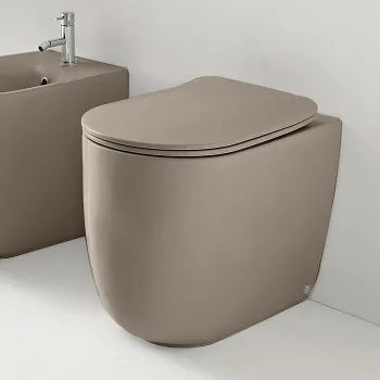 Унитаз напольный Kerasan Nolita 531881 с креплениями WB5N, Nocciola mat