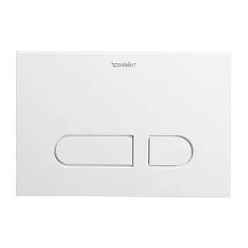 Duravit DuraSystem А1 Клавиша смыва для унитаза, 217х146,3 мм, двойной смыв,(скл монт рама, принадлежности, рычажки) фронтальная пластина, цвет: белый