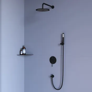Душевой комплект RGW Shower Panels SP-52B встраиваемый 4-х – верхний душ, смеситель, ручной душ, излив 21140852-03