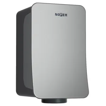 Автоматическая сушилка Nofer для рук FUSION с ультрабыстрой и бесшумной сушкой. ABS, серебристо-серый цвет 01871.AS