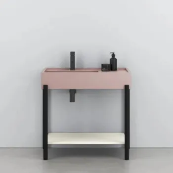 Раковина накладная Cielo Plinio PNLA115SF CP 115 см розовый