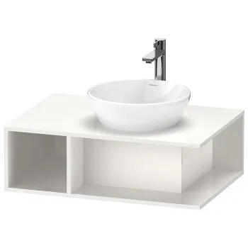 Duravit D-Neo Тумбочка подвесная компакт, 260x800x550 мм, 1 открытое отделение на левой стороне, цвет: белый высокоглянцевый