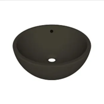 Раковина накладная Cielo Shui SHBA LV 42 см черный