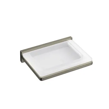 Мыльница подвесная Colombo Look PVD нержавеющая сталь/матовое стекло B1601.HPS1-VAN