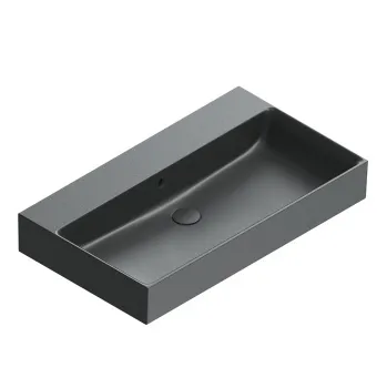 Раковина Catalano Premium 80x47, без отв, черный матовый 220800022