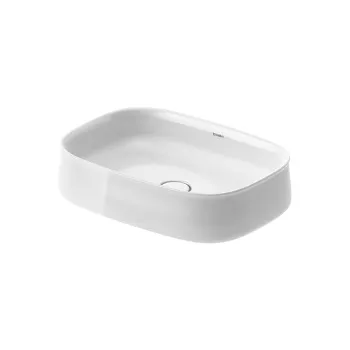 Duravit Zencha Раковина накладная 55х39х14 см, без отв под смеситель, цвет белый гляневый