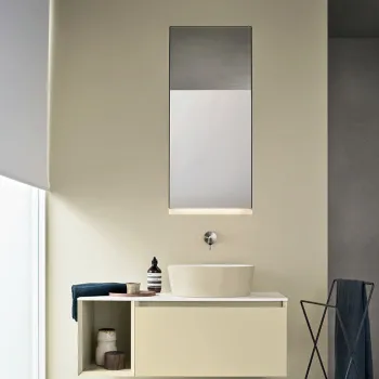 Столешница Noorth Milldue Edition Sintesi 99х51.3хh1.2см без отв., Cristalplant, bianco opaco-j10 2951.99.J10