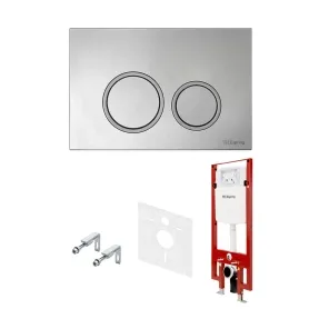 Унитаз с инсталляцией Tece Tecespring S955799 унитаз-биде с кнопкой смыва хром