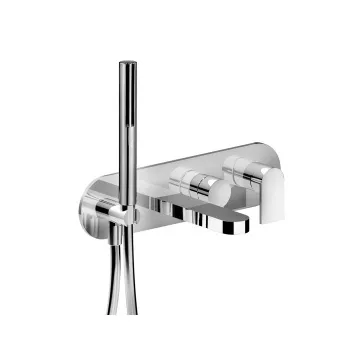 Смеситель для ванны Fantini Mare встраиваемый, излив 150, с ручн.душем, наружная часть, хром 51 02 V020B