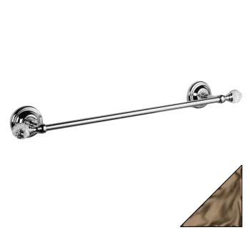 Полотенцедержатель Tw Crystal 113 49см, бронза с кристалом TWCR113br-sw