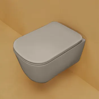 Унитаз подвесной Kerasan Tribeca 55 511481 Nocciola