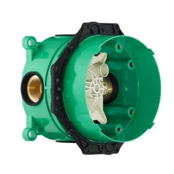 Универсальная скрытая часть Axor подходит для всех готовых наборов для душа, ванны и для термостата 1800180