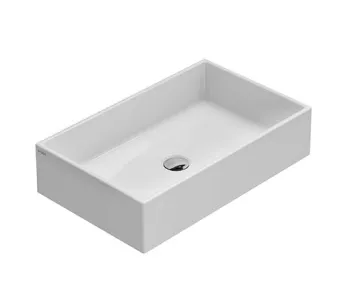 Раковина Globo Forty3 для установки на столешницу размер 60х37 см цвет bi (Bianco) FO062BI