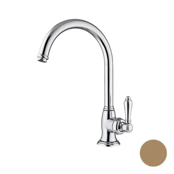 Смеситель для кухни Nicolazzi Cucina El Capitan поворотный излив, бронза 3456BZ75C