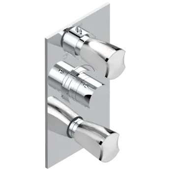 Смеситель для душа THG Porcelain Blanche Decor Platine U2E-A02-5540BE хром