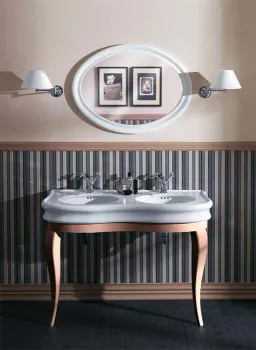 Комплект мебели SIMAS Lante консоль с раковиной, смеситель и зеркало (уценка - товар с экспозиции)