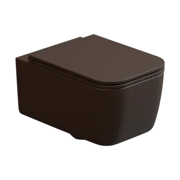 Чаша подвесного унитаза GSG Ceramic Design Brio Cacao Matt BRWCSO035