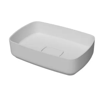 Раковина Moma Ninfea1 480х320 для установки на столешницу, с донным клапаном, белый матовый NFA0910.MWS