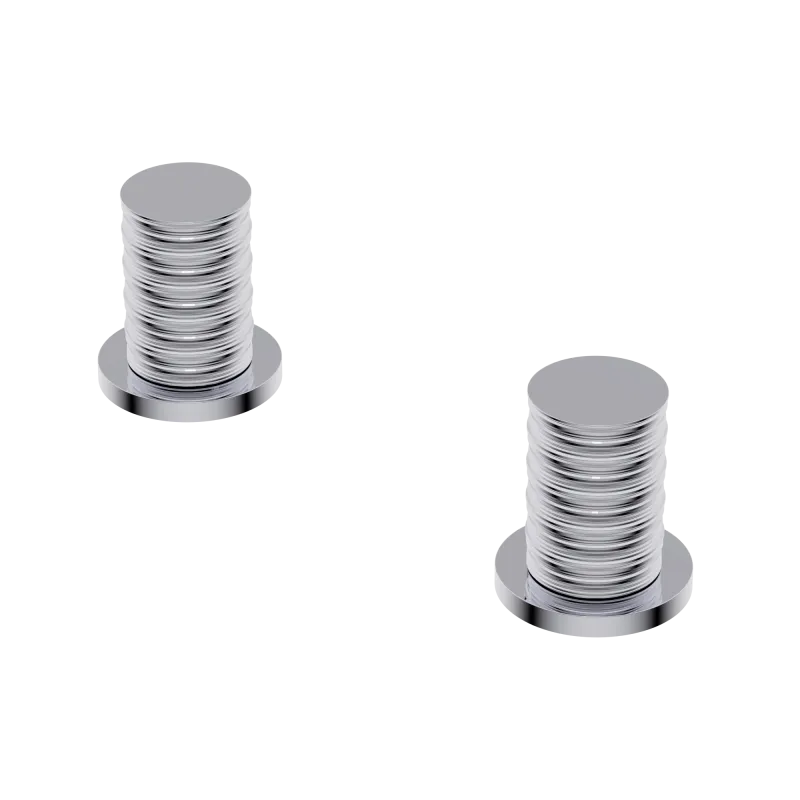 Ручка для смесителя Ritmonio Diametro35 Impronte на три отверстия хром PR51MB013CRL