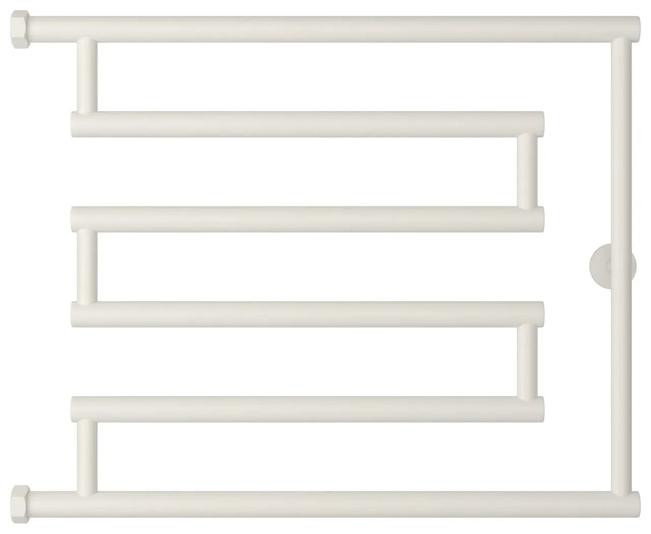 Полотенцесушитель водяной Сунержа High-Tech model "L+" 500х650 30-4052-5065 матовый белый