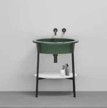 Раковина встраиваемая Cielo I Catini Catino Oval CALAOF AL 70 см зеленый