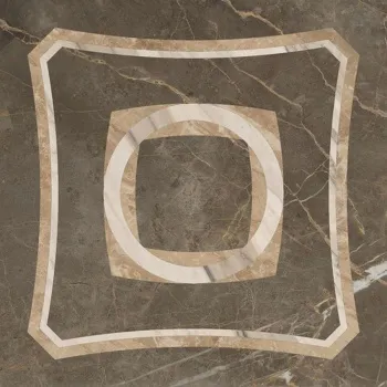 Керамогранит Coliseumgres Portofino Grigio Ins.Intarsio Lap 45x45 см 610080000213