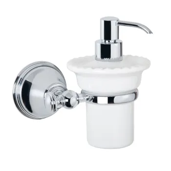 Подвесной дозатор для ж/мыла, керамический Tw Harmony 108, хром TWHA108cr