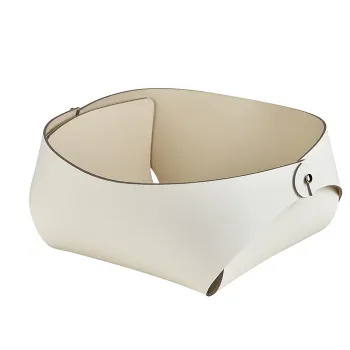 Корзинка ADJ Flora 15x15xH7, белый/панна котта 0041.10/16