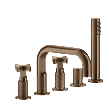 Смеситель для ванны Gessi Inciso 58140.708 Copper Brushed PVD