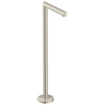 Axor Uno Излив для ванны, выступ 226мм, напольный, внешняя часть, цвет: шлифованный никель 45412820