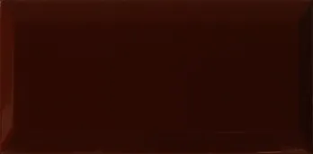 Плитка Marron Brillo Bisel 10x20