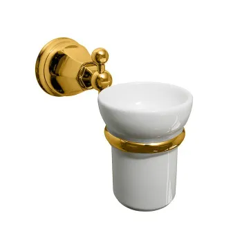 Стакан подвесной Nicolazzi Teide золото/белый 1488GO05