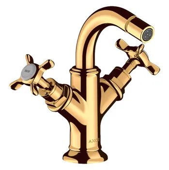 Axor Montreux Смеситель для биде, 1 отв., цвет: полированное золото 16520990