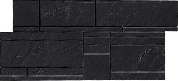 Мозаика M0AF Mystone Lavagna Nero Mosaico 30х60