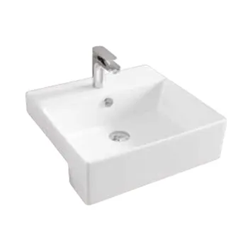 Раковина Artceram QUADRO Semincasso 50x48, 1 отв., белый QUL004 01 00