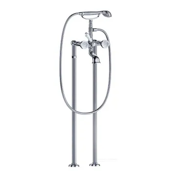 Трубы вертикальные к смесителю Jorger Cronos Crystal 600.15.260.040 благородная латунь