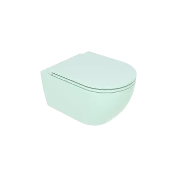 Чаша подвесного унитаза GSG Ceramic Design Like LKWCSO024 бирюзовый глянцевый