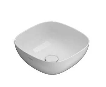 Раковина Globo T-Edge для установки на столешницу размер 38х38 см цвет bi (Bianco) B6Q38BI