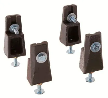 Комплект ножек для чугунных ванн Jacob Jacob Delafon Bliss 1172T-NA серый