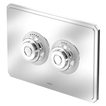 Клавиша смыва Burlington SV152 CHR хром